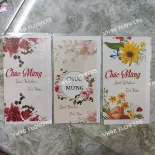 Thiệp Chúc Mừng, Thiệp Tặng Ngày 14/2, 8/3, 20/10, 20/11, Thiệp Tặng Kèm Bó HoaVN98 Flowers
