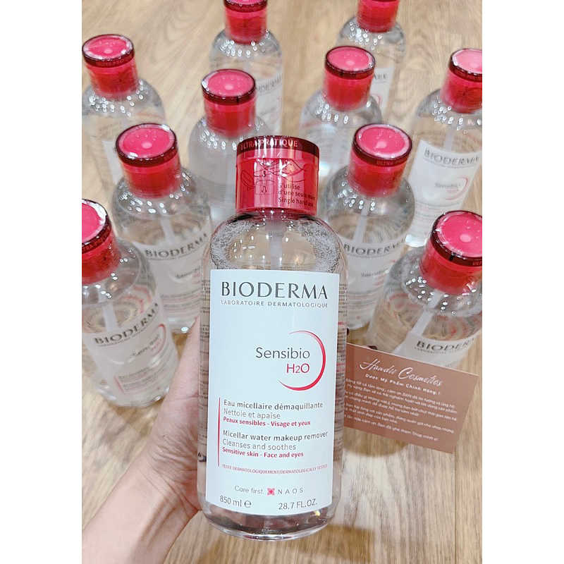Tẩy trang Bioderma nắp nhún 850ml
