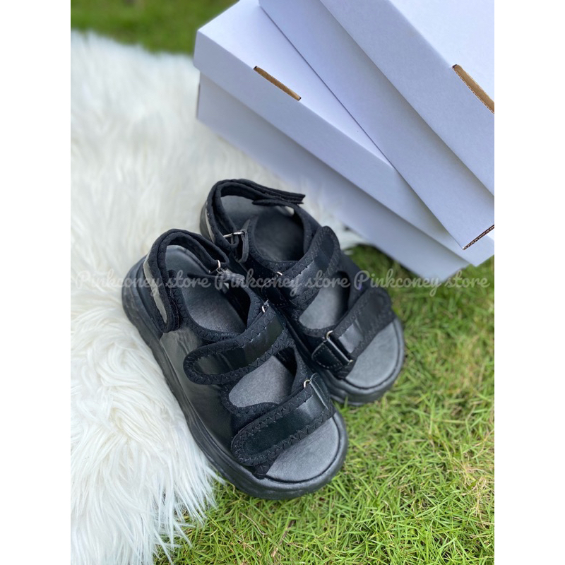 M10  SANDAL basic sandal cute dễ thương đế cao style Hàn Quốc