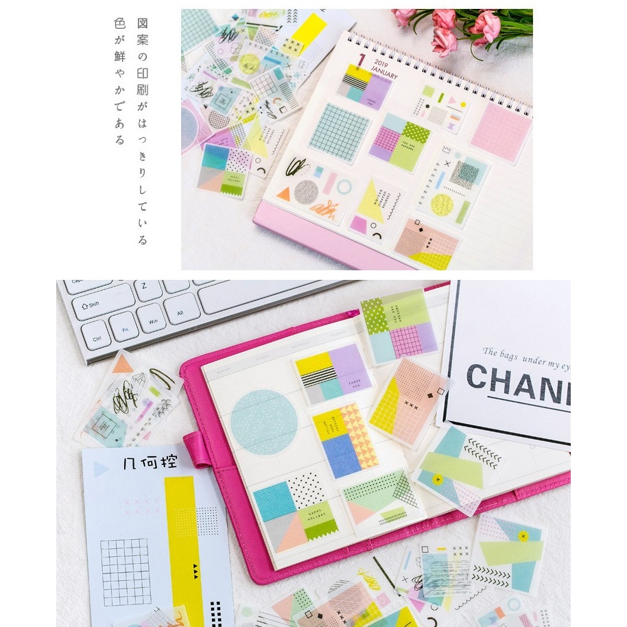 Gói 60 sticker giấy SG6006 Gachini