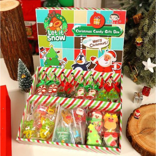 Set kẹo gậy giáng sinh 4 ngăn