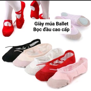 Giày tập múa ba lê | Giày múa ballet | Giày tập múa cổ trang cho người lớn và trẻ em
