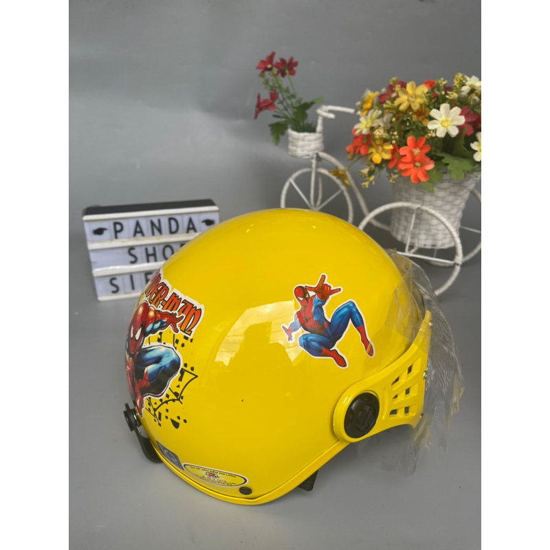 NÓN BẢO HIỂM TRẺ EM SIÊU NHÂN NHIỀU MẪU