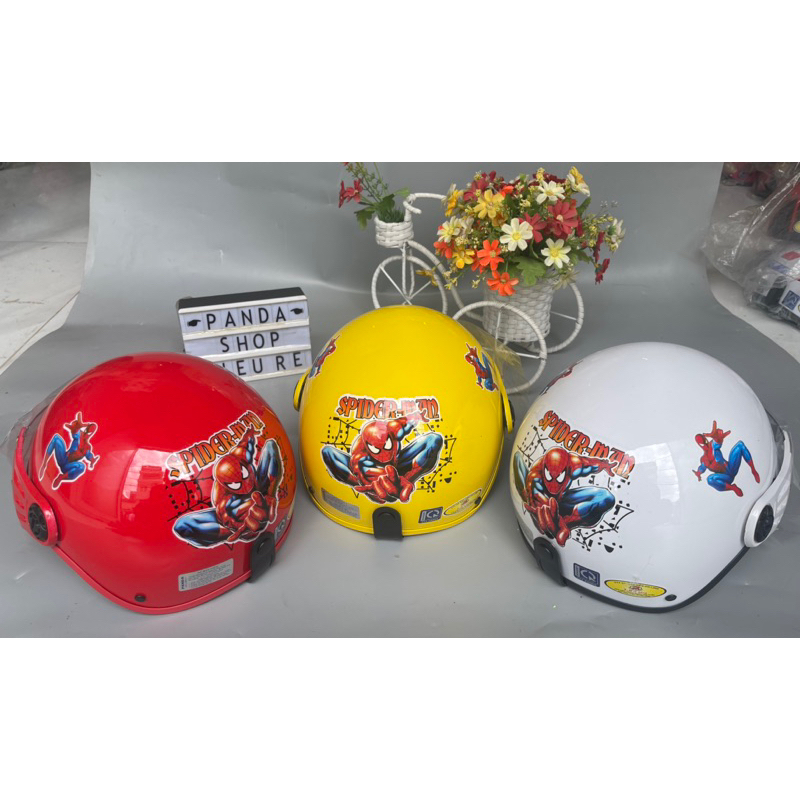 NÓN BẢO HIỂM TRẺ EM SIÊU NHÂN NHIỀU MẪU