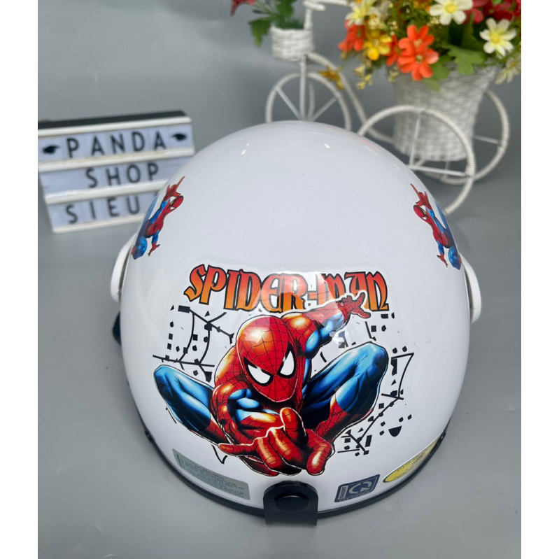 NÓN BẢO HIỂM TRẺ EM SIÊU NHÂN NHIỀU MẪU