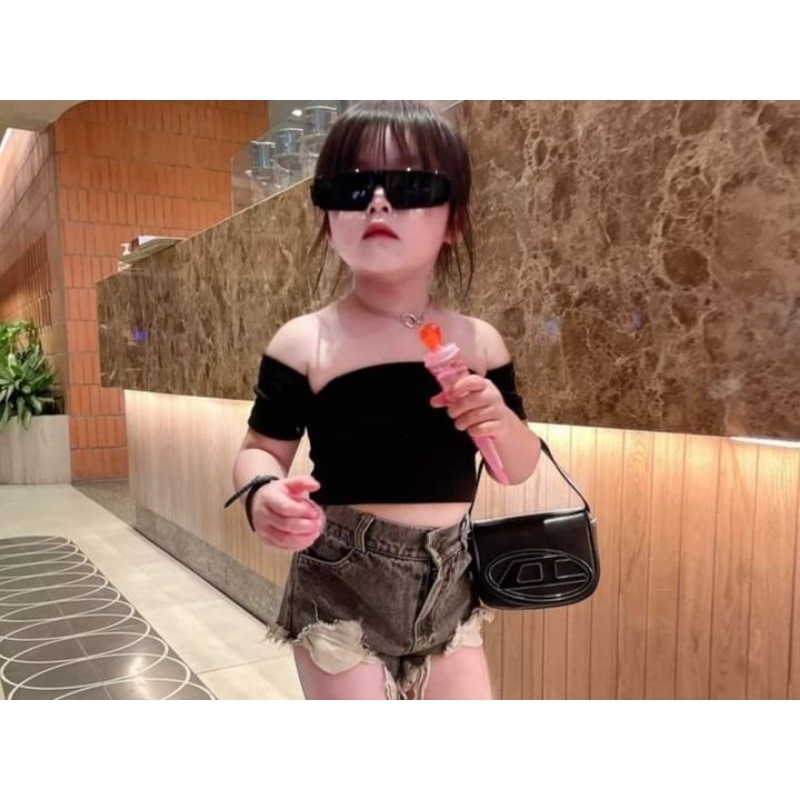 Áo trễ vai cho bé