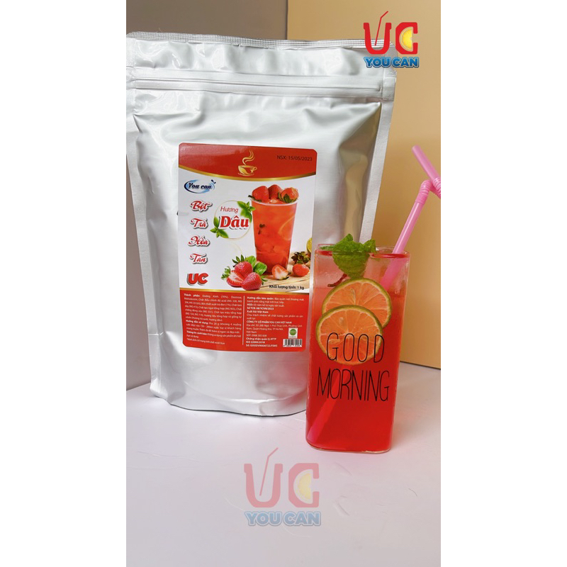 TRÀ DÂU HÒA TAN UC hàng chính hãng/ Bột trà hoa quả PHA SẴN SIÊU NHANH thơm ngon chuẩn vị.