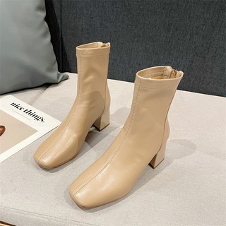 Bốt Nữ Hàn Quốc AAA Da Mềm Kiểu Dáng Trẻ Trung