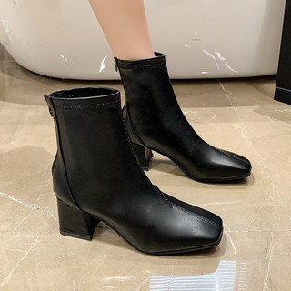 Bốt Nữ Hàn Quốc AAA Da Mềm Kiểu Dáng Trẻ Trung