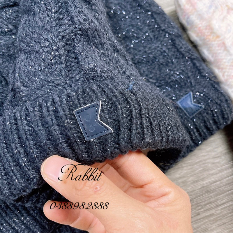 Set khăn mũ len lót lông Okaidi- HÀNG SALE KHÔNG ĐỔI TRẢ