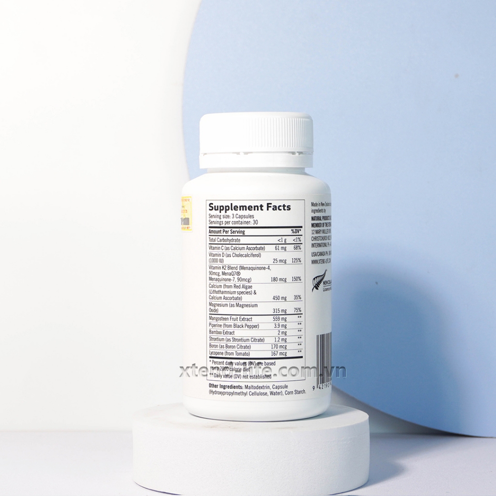 Viên uống bổ xương, tăng chiều cao Xtend-Life Bone Support 90 viên