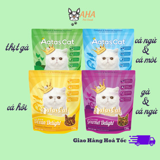 Đồ ăn cho mèo aatas cat bao 1.2kg gà cá ngừ cá mòi cá hồi ahapetfood