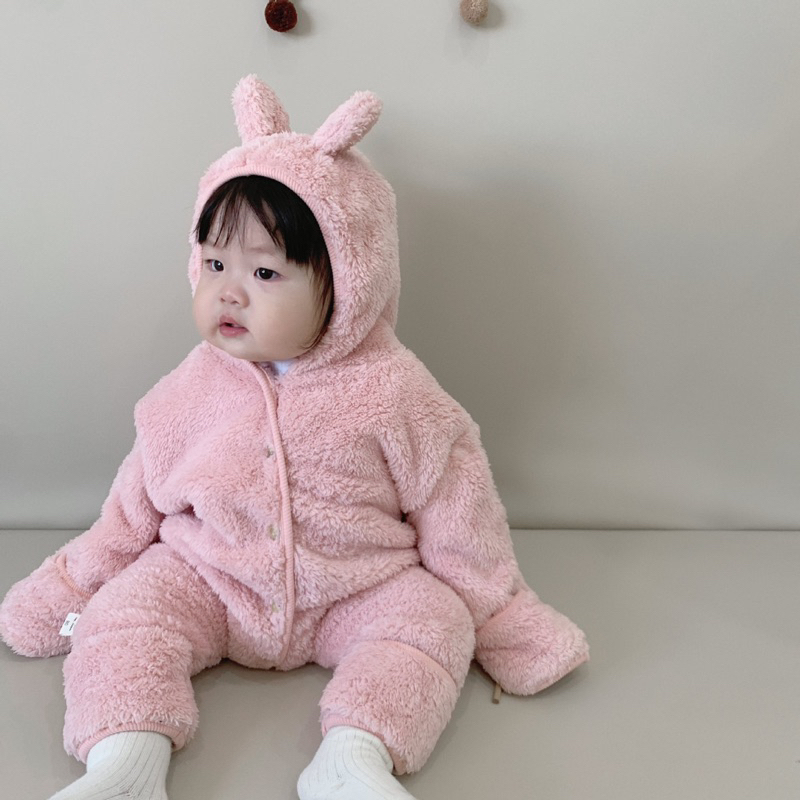 Bodysuit lông cute cho bé