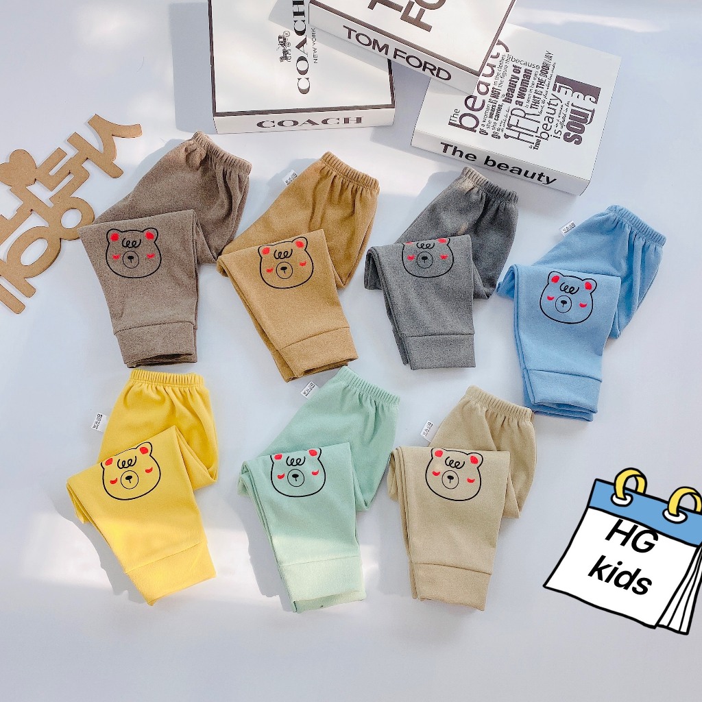 Quần dài thu đông chất zip lông cho bé trai và bé gái LILIKIDS QCD22