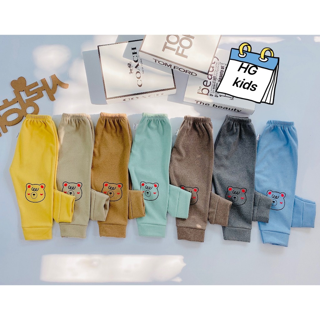 Quần dài thu đông chất zip lông cho bé trai và bé gái LILIKIDS QCD22