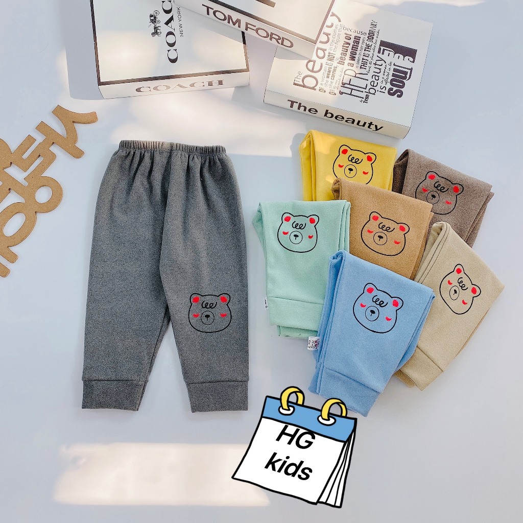 Quần dài thu đông chất zip lông cho bé trai và bé gái LILIKIDS QCD22