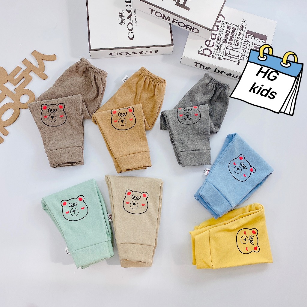Quần dài thu đông chất zip lông cho bé trai và bé gái LILIKIDS QCD22