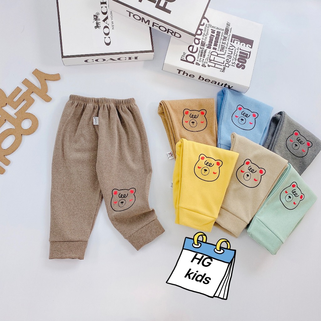 Quần dài thu đông chất zip lông cho bé trai và bé gái LILIKIDS QCD22