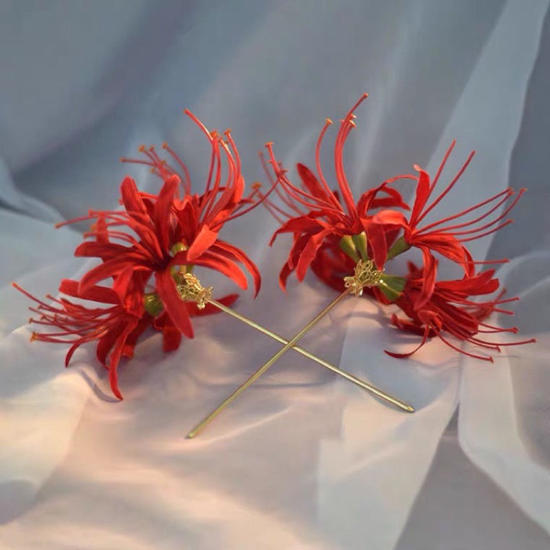 Trâm cài tóc hoa bỉ ngạn