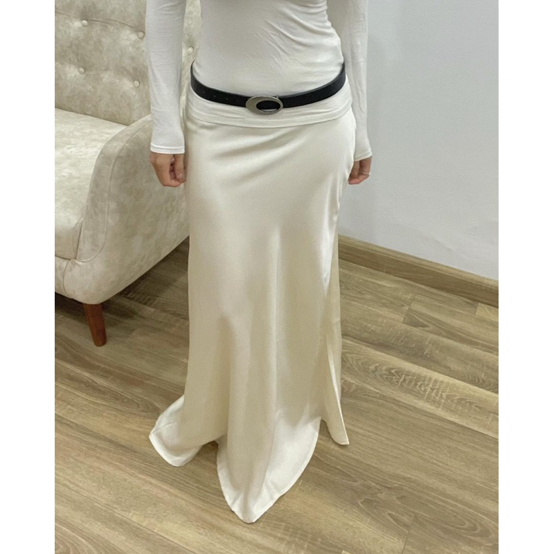 Satin Maxi Skirt