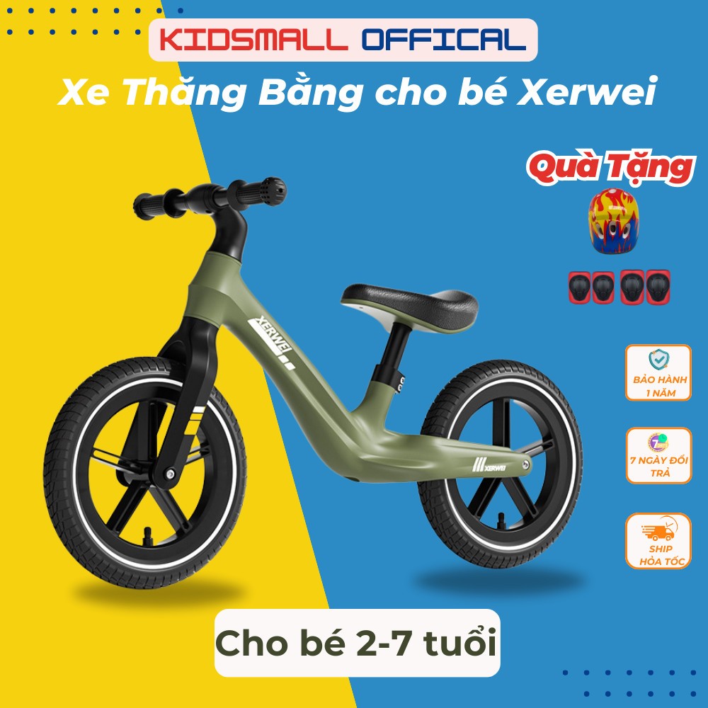 Xe Thăng Bằng Cho Bé XERWEI, Xe Chòi Chân Cho Bé Từ 2 - 7 Tuôi