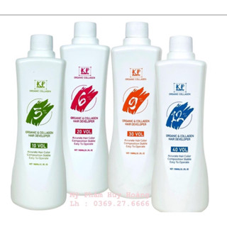  Oxy trợ nhuộm tóc KP Maia collagen giảm xót 1000ml 