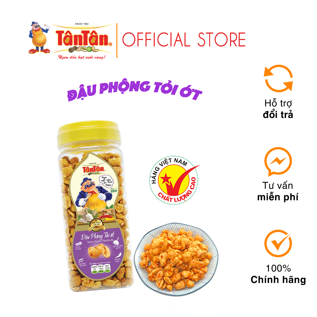 Đậu Phộng Tỏi Ớt Tân Tân hủ 260g