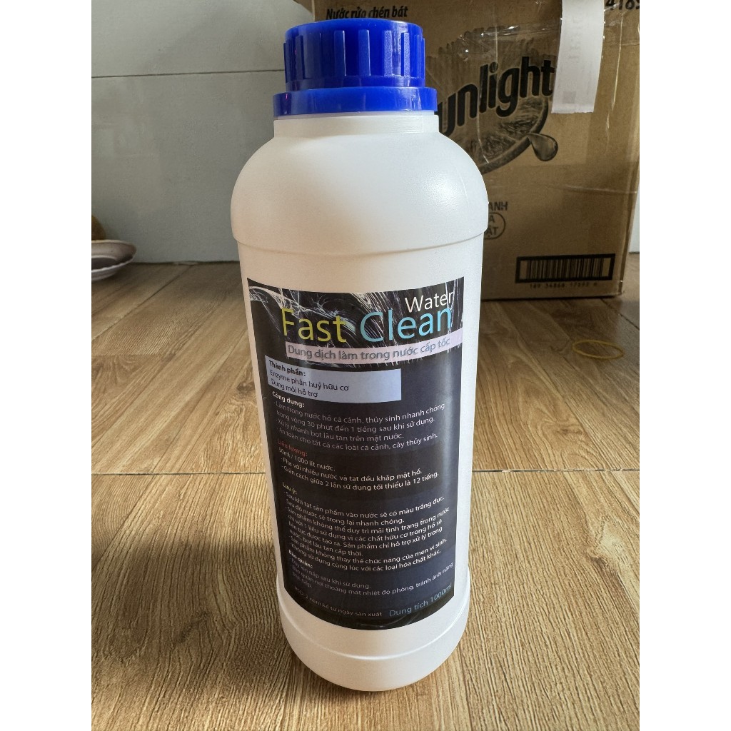 Dung dịch làm trong nước hồ cá, hồ thủy sinh cấp tốc Fast Clean