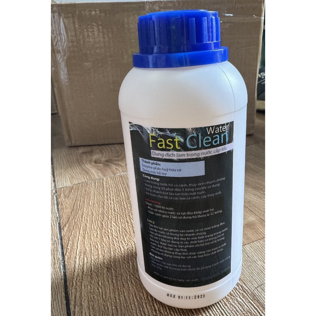Dung dịch làm trong nước hồ cá, hồ thủy sinh cấp tốc Fast Clean