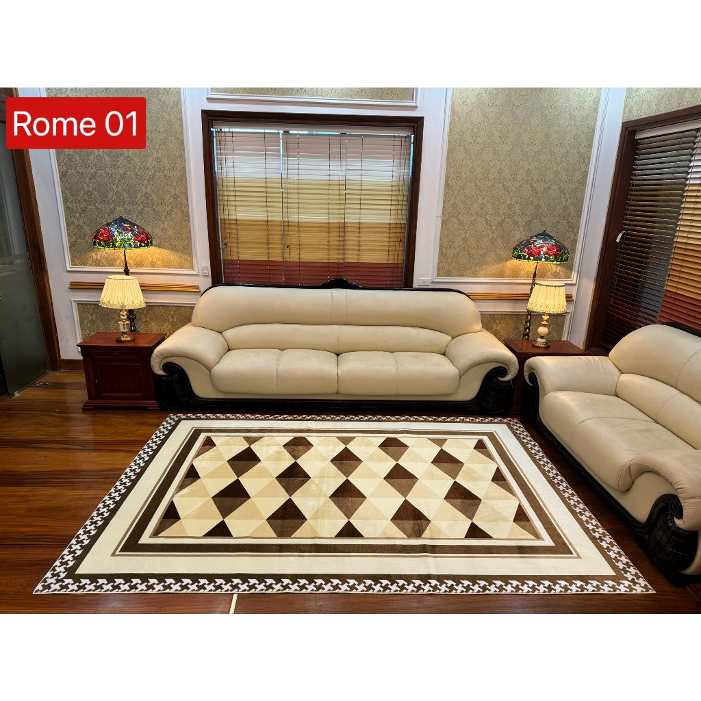 Thảm lông thỏ Roma Nhập khẩu italy mẫu mới