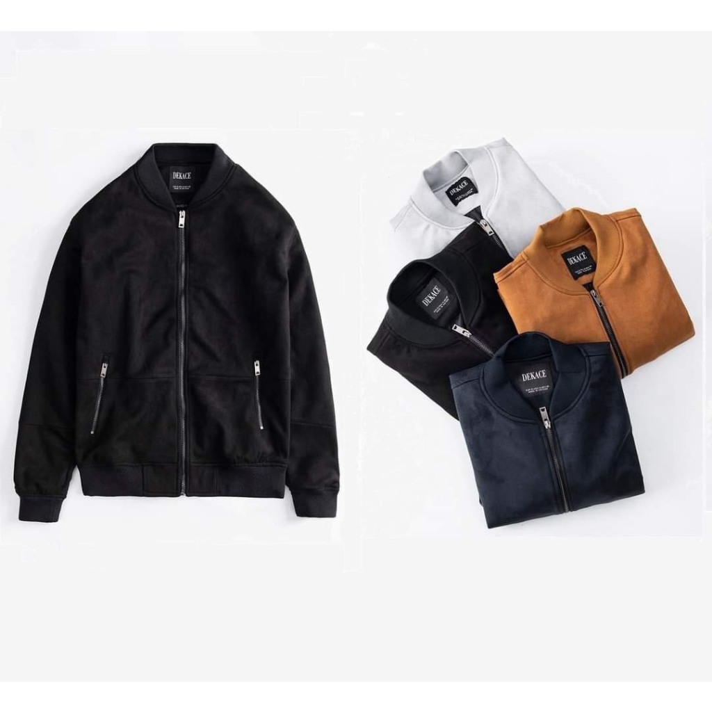 Áo Khoác Da Lộn Nam NMC STORE Trẻ Trung Năng Động Mặc Mùa Đông Ấm Áp