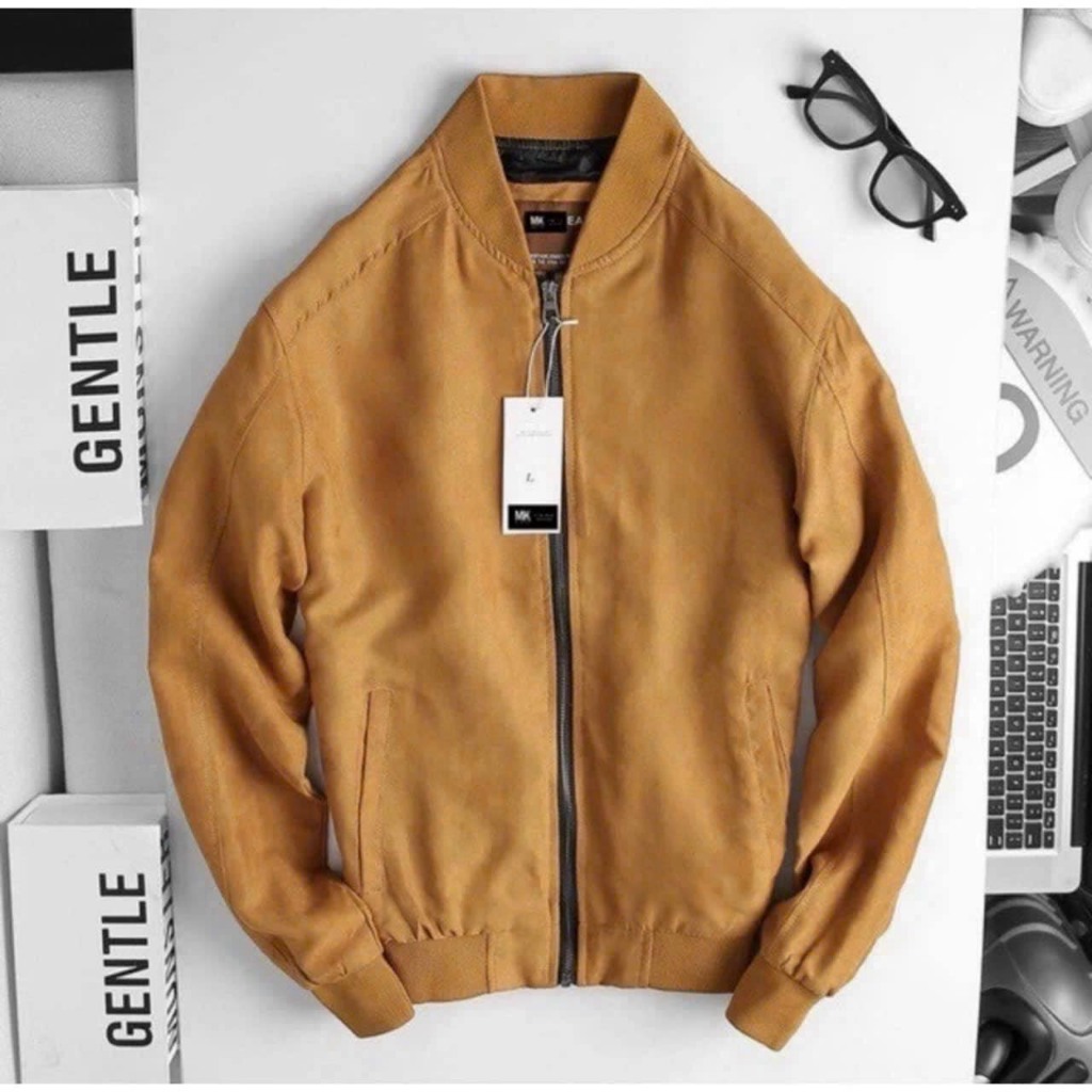 Áo Khoác Da Lộn Nam NMC STORE Trẻ Trung Năng Động Mặc Mùa Đông Ấm Áp