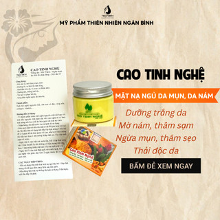 Mặt nạ dưỡng da cao tinh nghệ ngân bình 75gr