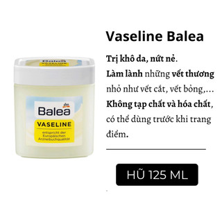 Kem nẻ dưỡng ấm đa năng vaseline balea 125ml