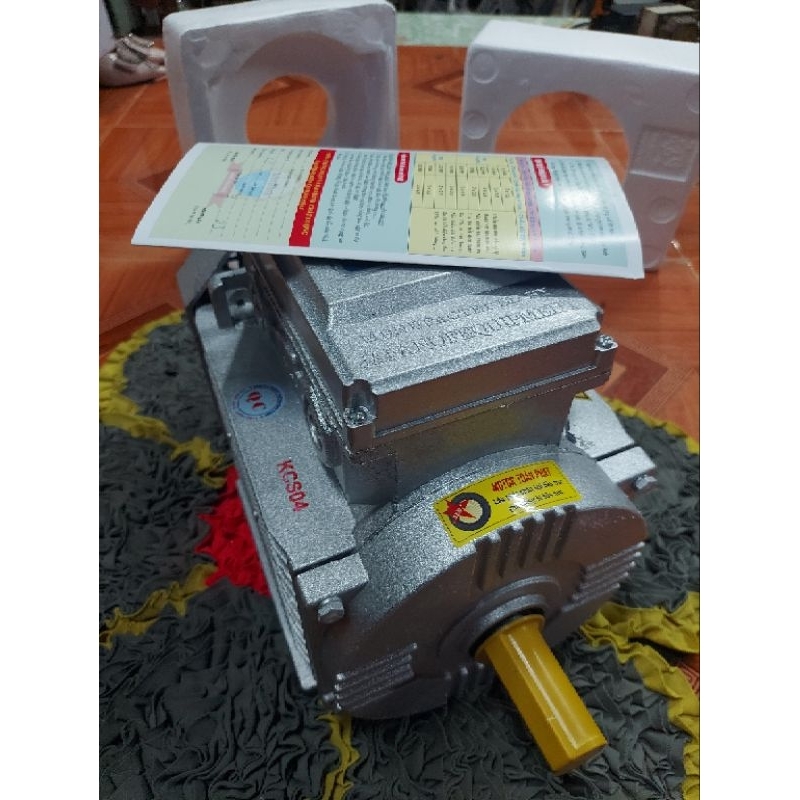Motor kéo Toàn Phát 1.5 kw, 2Hp (2 ngựa), 1 pha 220v, tua 1400 vòng/phút, bảo hành chính hãng 12 thá