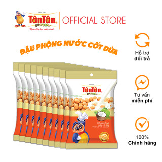 10 gói đậu phộng nước cốt dừa tân tân 60g