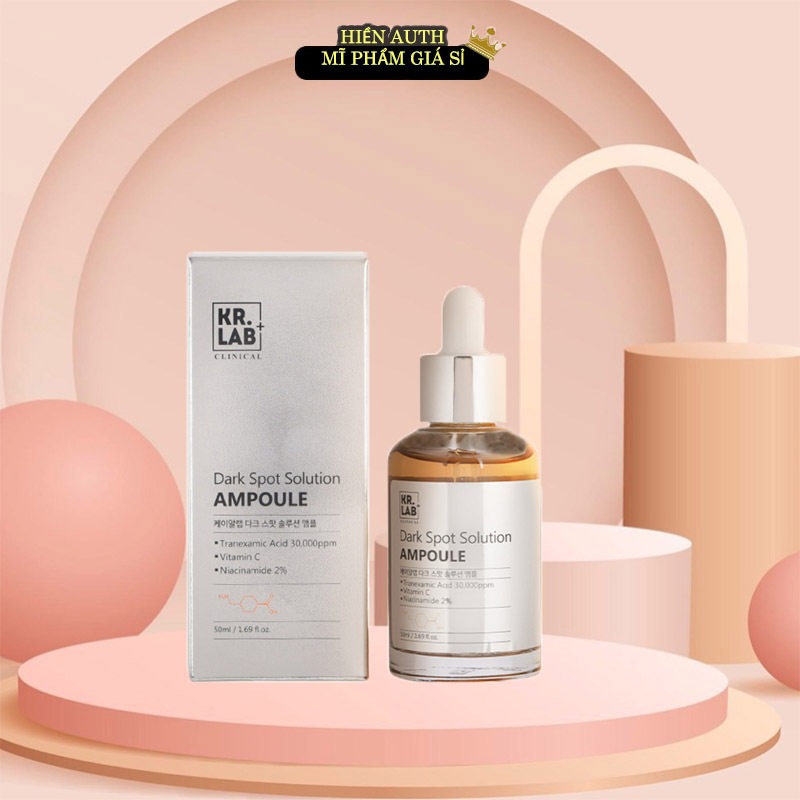 Serum Dưỡng Trắng Giảm Thâm Nám Dark Spot Solution Ampoule Kr.Lab 50ml Hienauth