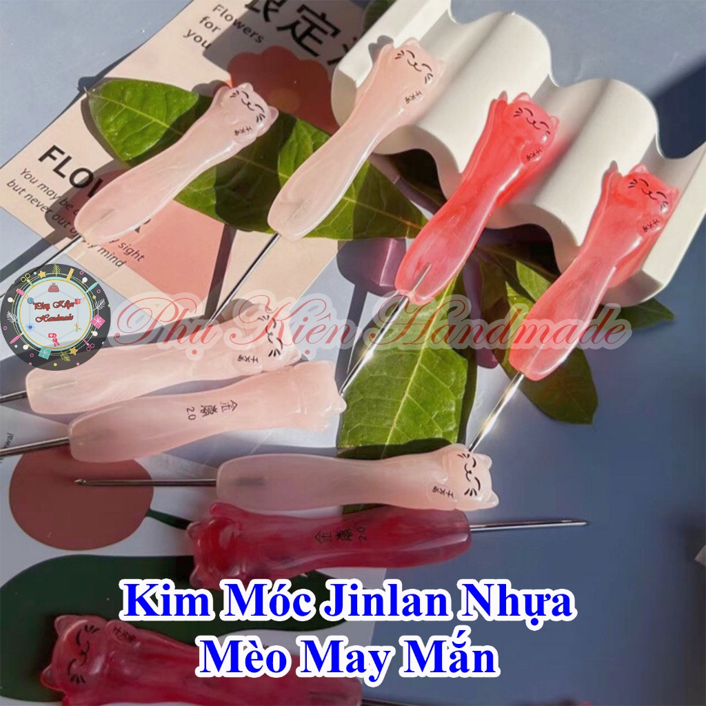 Kim móc Jinlan nhựa mèo may mắn
