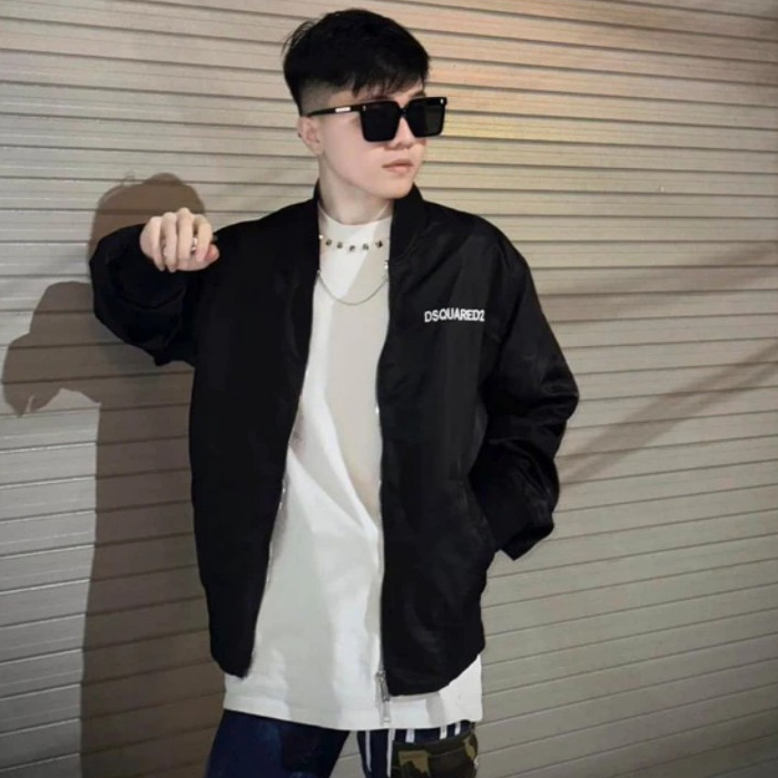 ❤HOT❤Áo khoác bomber DSQ2 cổ bẻ nam nữ-áo bomber DSQUARED2 siêu đẹp -BX97
