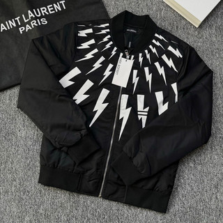 🔥Hot🔥Áo khoác bomber tia sét nam nữ-áo khoác bomber jacket in hình tia sét boy phố đông 2023