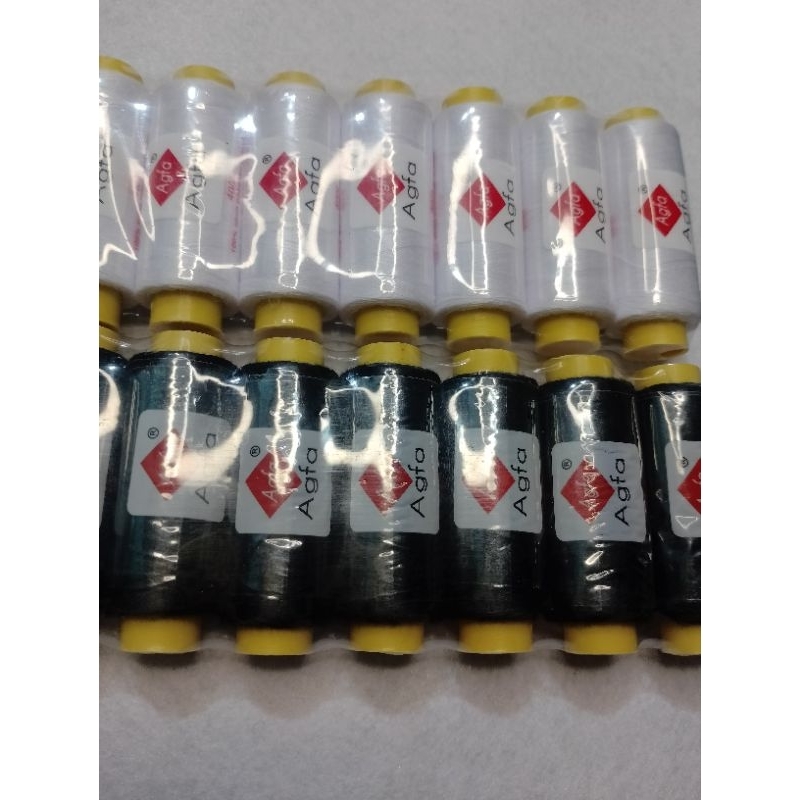 2 ống Chỉ may agfa (Trắng /Đen)