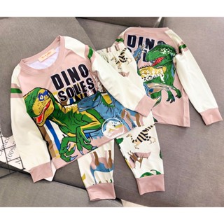 22 đến 40kg Đồ bộ bé trai dài tay vải thun lạnh mềm mát Jenniekids J596