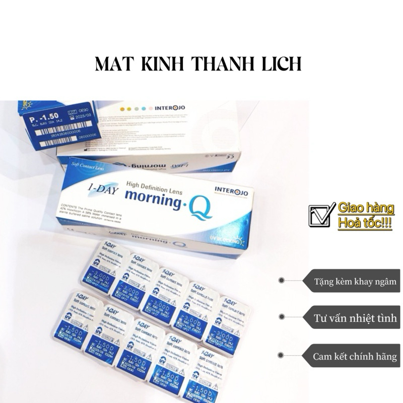 Kính áp tròng 1 ngày Morning.Q (giá 1 chiếc)