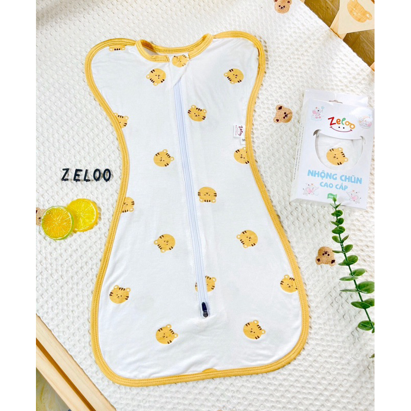 Nhộng Chũn ZELOO Quấn Nhộng Chũn, Túi Ngủ Giúp Bé Ngủ Ngon Sâu Giấc, Không Giật Mình