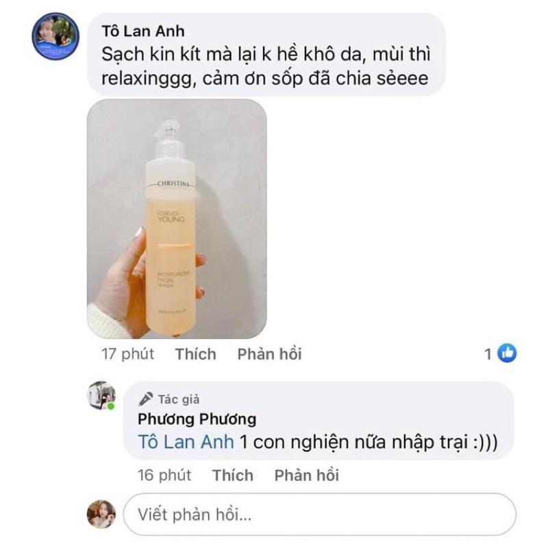 Sữa rửa mặt Christina Foreve Young 300ml