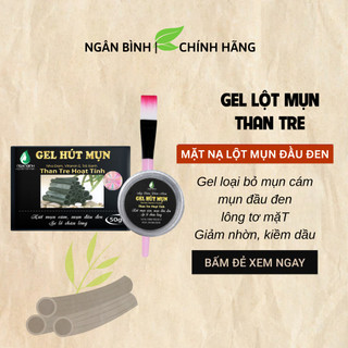Gel hút mụn than tre ngân bình 50gr chính hãng