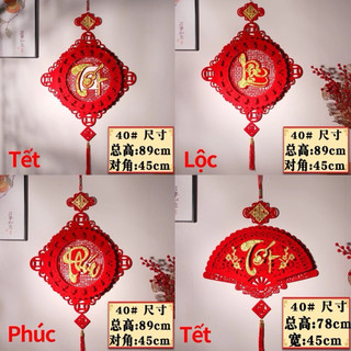 Khánh,liễn 3D trang trí tết kích thước 35*75cm