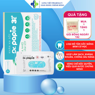 Khăn Lau Hạ Sốt 3+ Dr Papie, Thải Nhiệt Hạ Sốt Chuẩn Nhi Khoa,Hạ Nhiệt