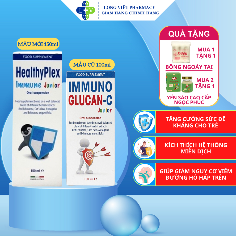 Siro Immuno Glucan-C 100ml, Giải Pháp Tối Ưu Cho Hệ Miễn Dịch Vượt Trội