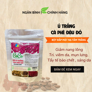Bột Ủ Trắng Cafe Đậu Đỏ  Giúp Cho Da Mịn Màng Trắng Sáng Mờ Thâm Giảm Mụn